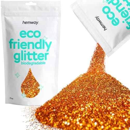 Paillettes biodégradables en cuivre respectueuses de l'environnement À base de plantes pour le visage le corps la résine 100g/3,5 oz