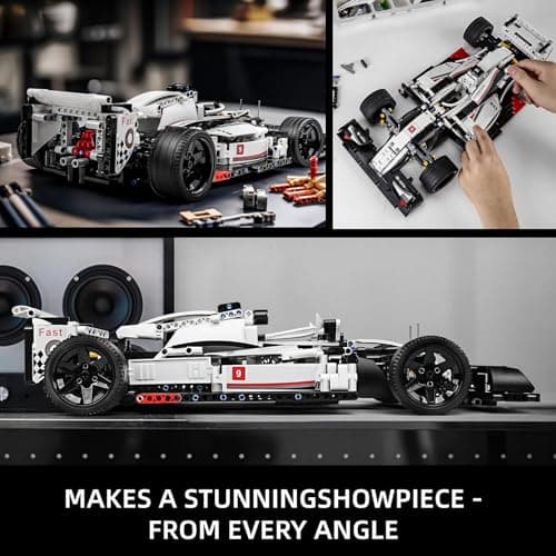 Mould King Technique Formula Supercar Blocs de Construction 1235 pièces à l'échelle 1:10, modèle de Voiture Jouet pour Adultes et Adolescents 16 Ans (Version Statique)