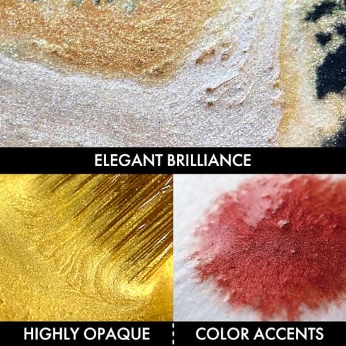 Kuretake Gansai Tambi 24 Metallic Watercolor set, Ensemble d'aquarelles (Lot de 24 couleurs métalliques), Japonais Dorée Gouache Aquarelle, Aquarelle metallique, MC20/24V/NW2