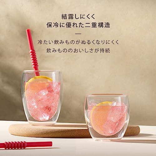BODUM (4560-10) Lot de 2 Verres à double paroi, Transparent, 45 cl, 2 Unité