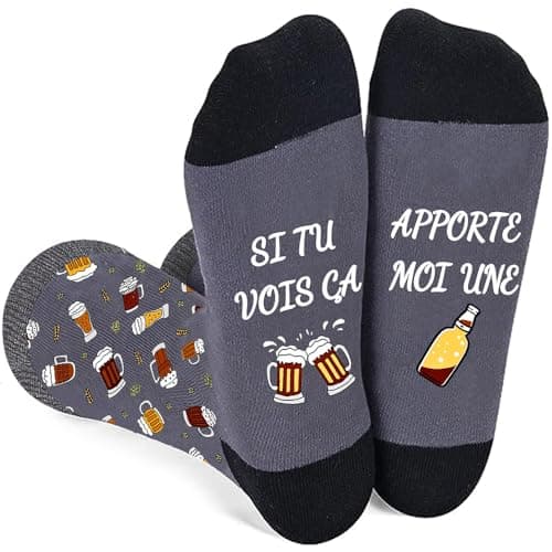 Chaussettes Humour Homme Chaussettes Rigolote Drole Chaussettes Homme Fantaisie Idée Cadeau Noel Homme Original Cadeau Papa personnalisé Drole Rigolo Humoristique Funny Socks