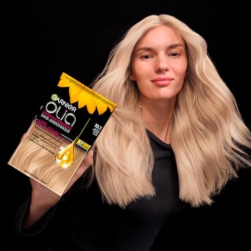Garnier Coloration Permanente - Sans Ammoniaque - Aux Huiles Naturelles de Fleurs - Marron Glacé (4.15) - Olia