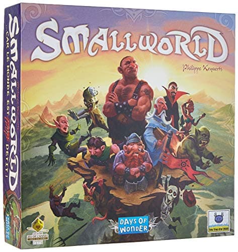 Asmodde - Small World - Jeu de Civilisations pour Enfants Dès 8 Ans - Jeu de Société Stratégique - Jeu de Plateau Univers Fantastique - 2 À 5 Joueurs - 40 À 80 Min - VEn Français - Days of Wonder
