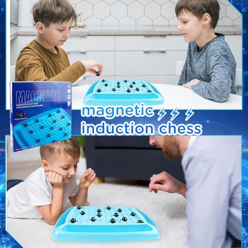 Darryy Echec Mmagnetique, Jeu Echec Magnetique Contient 30 Pièces, Échiquier Magnétique, Magnetic Jeu, Jeux Parents-Enfants, Jeux familiaux, Jeux de Société