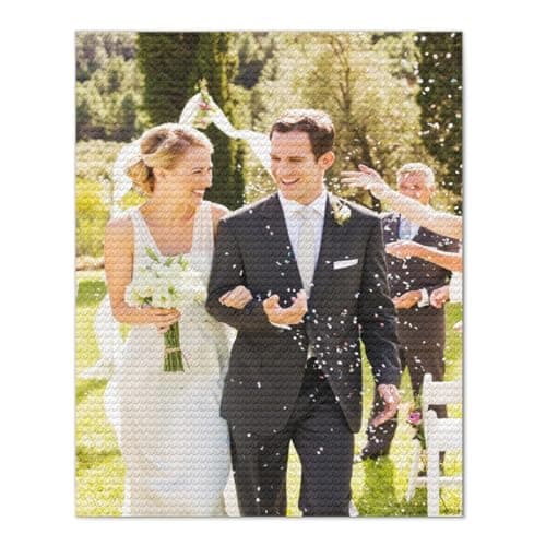 Kit de peinture diamant 5D personnalisable pour adultes, créez votre propre peinture diamant, toile diamant personnalisée, photo personnalisée, foret rond/carré (vertical)