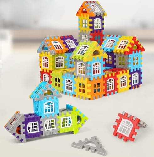 HNBTX kit Construction cabane Enfant,Jeu de Construction,cabane a Construire pour Enfant,Construction Enfant,Jouet de Construction pour Enfants,Jeux de Construction 3 4 5 6 7 Ans(150pcs