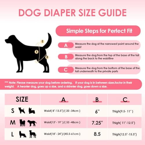 HezzLuv Lot de 3 Couches Réutilisables pour Chien Femelle, Lavables Culotte Menstruelle Chien avec 5 Couches Jetables pour Chien en Périodes physiologiques, Chaleur et Incontinence, Noir, S/M/L