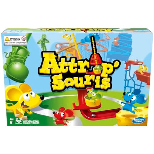 Attrap'souris, Jeu de Plateau pour Enfants dès 6 Ans, Installation Plus Facile Que dans Les Versions précédentes