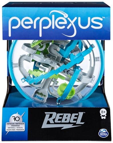 PERPLEXUS - PERPLEXUS REBEL - Labyrinthe Parcours 3D Rookie Avec 70 Défis - Jouet Perplexus - Labyrinthe 3D - Jeu d'Action et Réflexe - Casse tete enfant - Vertus Pédagogiques - Jeu Enfant 8 Ans et +