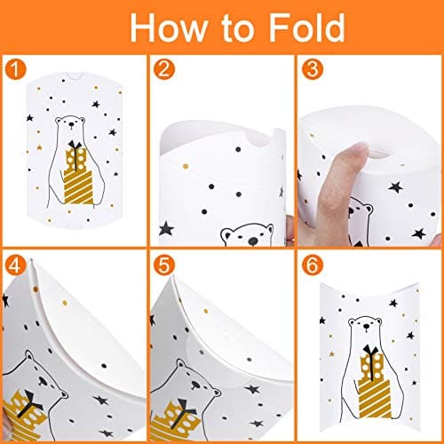 Kiiwah 20 pièces Boite Papier Kraft avec Autocollant Thème de Noel Petites Boite Carton pour Cadeaux de Noel, Surprises, Bonbons, Bijoux et Décoration
