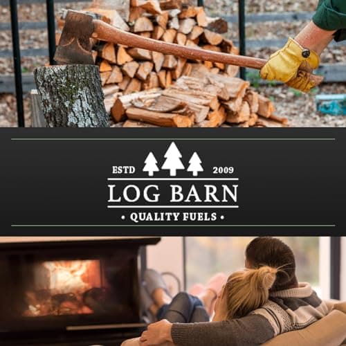 Log Barn Allume-feu Naturel - Boîte de 500, Allume-feu pour Barbecue, Poêles à Bois, Fours à Pizza, Foyers Ouverts, Cheminées - Bois de Chauffage Écologique de Log Barn
