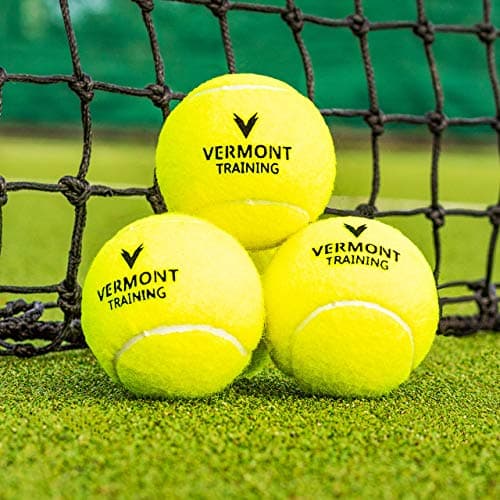 Vermont Balles d’Entraînement de Tennis | Utilisation sur Tous Les Courts | Disponibles en Pack de Recharge de 60 ou en Seau de 60 (Pack de 60 (Pack de Recharge))