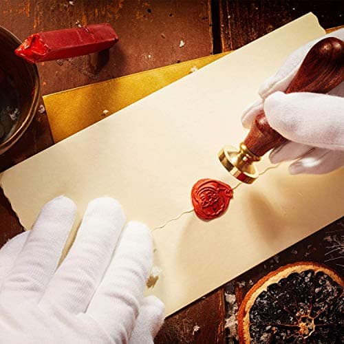 Kit de Cire pour Xceau,240 PCS Perles de Cire à Cacheter PCS+2 Bougie de Thé Blanc+1 Cachetage d'octogone de Cuillère Sceau Cire pour Cachet de Cachet de Cire Rouge