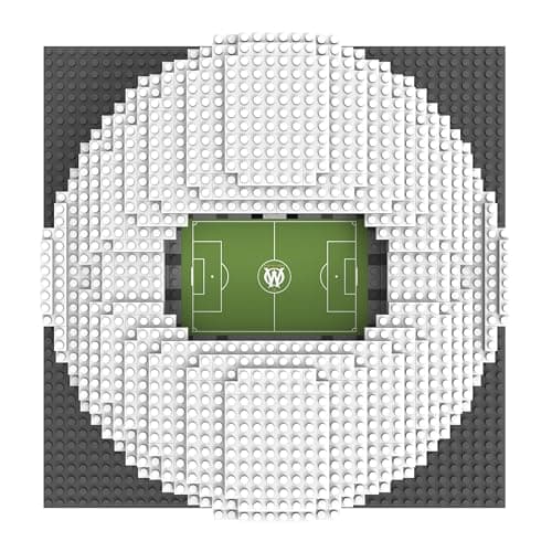 FOCO Licence Officielle Olympique de Marseille Orange Vélodrome BRXLZ Pierres 3D Mini Stade de Football Kit de Construction
