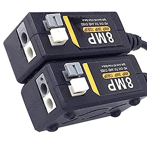 Erpmlyo 1Set HD BNC Video Balun 8MP 1080P 720P Émetteurs-Récepteurs UTP Cat5 HD CVI TVI AHD Pièces de Rechange Accessoires pour CAMÉRA