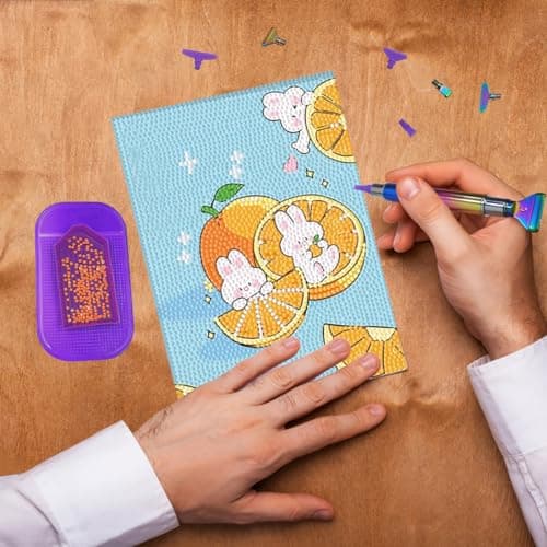 AIFUDA Lot de 22 stylos de peinture diamant 5D avec 12 embouts filetés pour loisirs créatifs