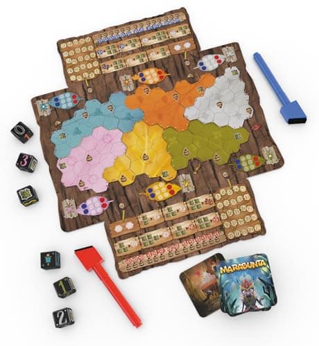 Asmodee Space Cowboys Marabunta - Jeux de société - Roll and Write - Entrez dans Le Monde Pas si paisible des Fourmis! - Jeux de tratégie à partir de 10 Ans -2 Joueurs - Version française