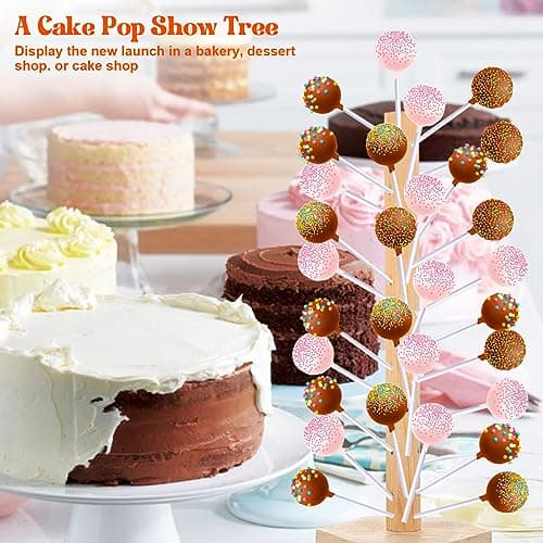 Support Sucette, Support Pour Pop Cake En Bois, 60 Trous Présentoir à Sucette, Support Sucette Présentoir à Cake Pop, Pour Les Mariages Douches De Bébé Fêtes D'Anniversaire Anniversaires