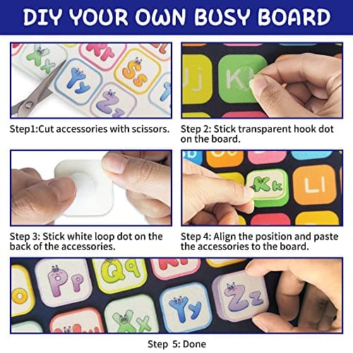 LearnToy Busy Board Montessori Jouet Enfant 1 2 3 4 Ans, 3 Couches Dinosaure Planche Montessori pour Apprendre La Motricité Fine, Jouets éducatifs Jeux Montessori pour Garcon Fille BéBé