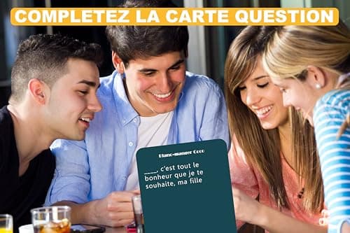 BLANC MANGER COCO – Le 1er Jeu pour Adultes pensé par des Ados, Produit par des Enfants - 600 Cartes ;-