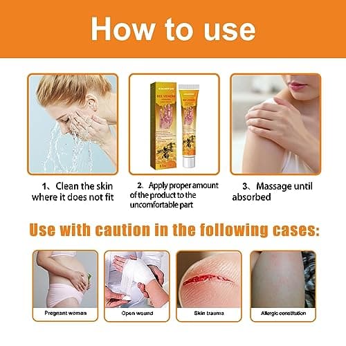 Crème Bee, Creme Psoriasis, Kaluofan 2PCS Youth d'abeille Psoriasis, Pierre Jaune Poudre Psoriasis, D'abeille,Crème D'abeille Crème de Psoriasis Bee