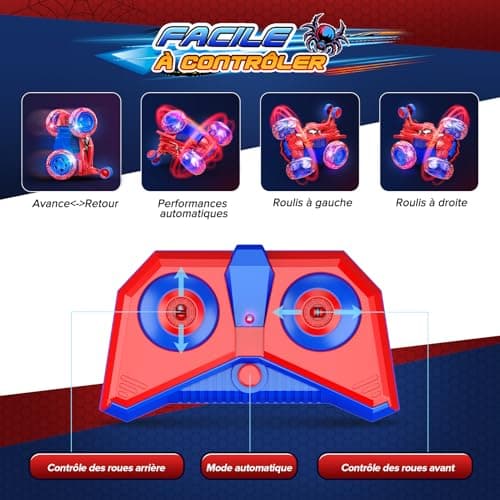 Dreamlandia Voiture Télécommandée Enfant, Jouet Enfant 3 4 5 6 7 8 9 Ans Garçon Jouet Garcon 3-9 Ans Cadeau Garcon Fille 3-12 Ans Jeux Enfant 3-10 Ans Voiture Enfant RC Car Exterieur