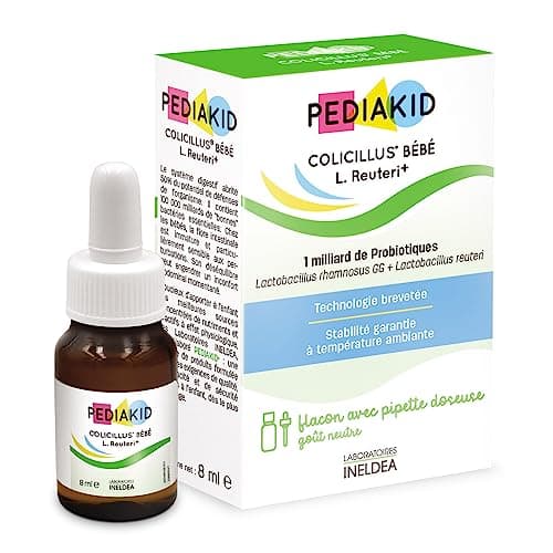PEDIAKID - Colicillus® Bébé - Suspension Huileuse à base de Lactobacillus Rhamnosus GG - Teneur Garantie 1 Milliard par Prise - Réduit les Contractions Abdominales - Goût Neutre -Flacon Compte-Gouttes