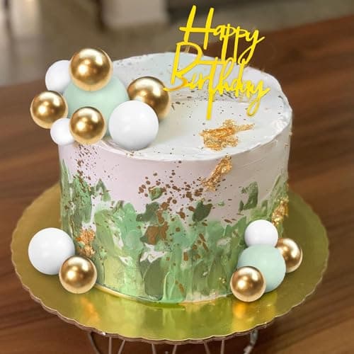 Cupcakes Toppers Balle, 50 PCS Décorations de Gâteau en Boule, Topper de Gâteau de Ballon, Mini Ballons Décoration de Gâteau, Decoration Gateau Anniversaire pour Mariages, Baby Showers (Vert)