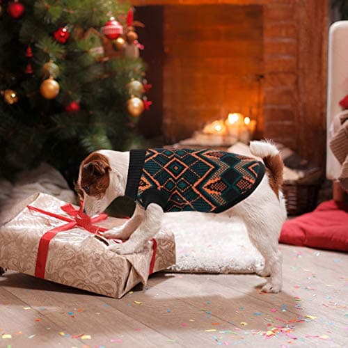 Idepet Animal de Compagnie Chat Chien Pull, Hiver Chien Manteau Veste Gilet Chaud Pet Pull Pull vêtements pour Chatons Chiots Chats et Chiens