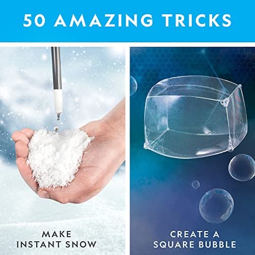 National Geographic Science Magic Kit - Kit Scientifique pour Enfants avec 50 Expériences Uniques et Tours de Magie, Ensemble de Chimie et Projet STEM, Un Excellent Cadeau pour Garçons et Filles