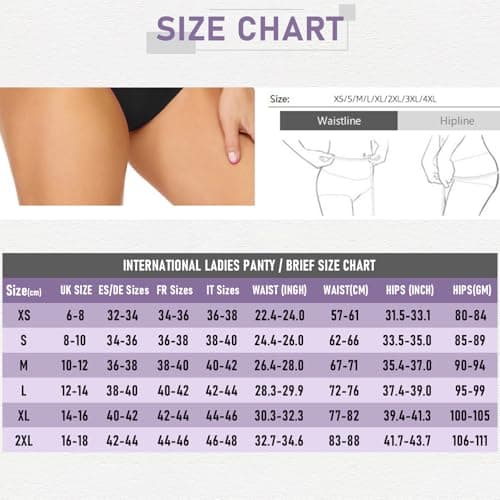 Runmeihe Pantalon menstruel pour la Natation, Maillot de Bain menstruel, sous-vêtements menstruels étanches (FR/ES, Numérique, 36, 38, Taille Normale, Taille Normale, Black)