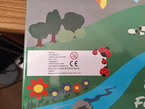 EasY FoxY ToY Puzzle en Bois avec De Grands Nombres Colorés De 0à9, Jouet pour L'apprentissage Ludique des Nombres Et du Calcul De 2 3 Ans, Cadeau pour Enfants