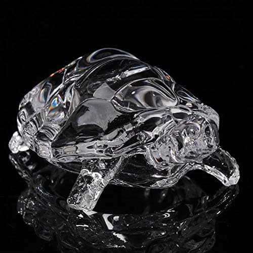 Tortue Feng Shui chinoise, 1 pièce, statue de tortue en cristal, ornement Feng Shui chanceux, cadeau de fortune.