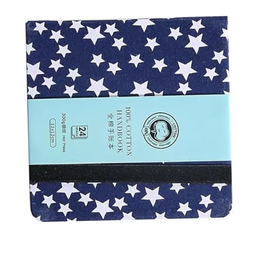 Carnet de croquis carré aquarelle 24 feuilles pour artistes, adultes, étudiants, croquis, dessin, 12 x 12 cm