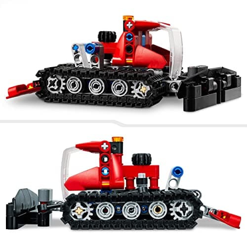 LEGO 42148 Technic La Dameuse, 2-en-1, Jouet de Maquette Véhicule, avec Motoneige Hiver, Jouet Éducatif, Garçons et Filles dès 7 Ans, Idée de Cadeau