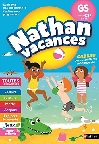 Cahier de Vacances 2025 de la GS vers le CP - Maternelle 5-6 ans