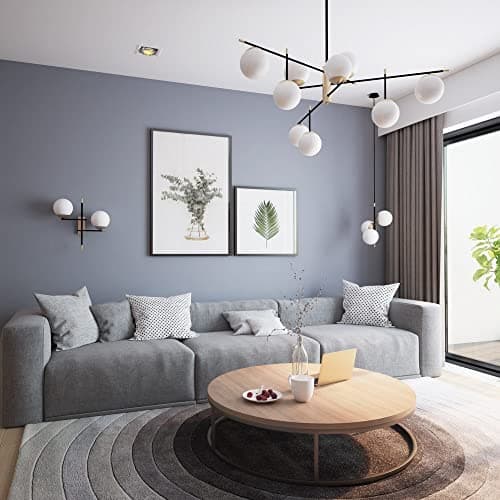 MAYTONI Lustre Suspension 6 lampes, Série Nostalgia, Style Moderne, Art Déco, Armature en Métal Couleur Or, Abat-jours en verre blanc, ampoules non incluses E14 6x 40W 220V