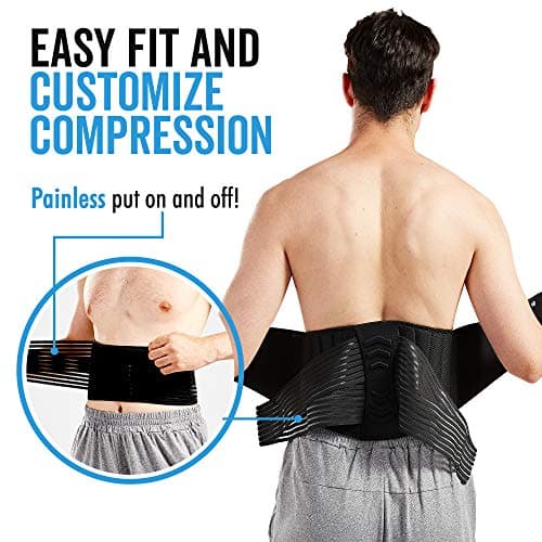 Support lombaire pour homme et femme - Taille Standard 71-127 cm