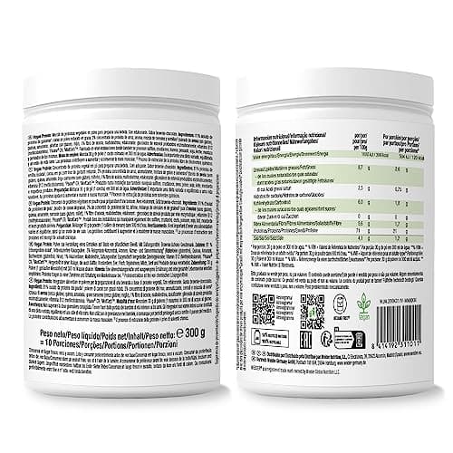 Weider Vegan Protein PACK DUO (2x300g) Goût Vanille et Chocolat. Protéines 100% Vegetal d'Isolat Pois & Riz. Avec Vitamine B12 & Stevia. Sans Gluten, Sans Sucre. Emballage 50% Recyclé, 100% Recyclable