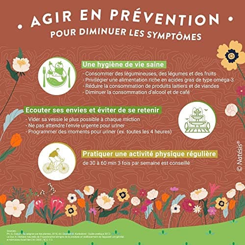 Natésis — Confort Prostate Bio — 100 Gélules — Troubles Urinaires Hommes — Complexe Efficace de Haute Qualité Extraits de Pépin de Courge, Racine d’Ortie et Feuille de Boldo