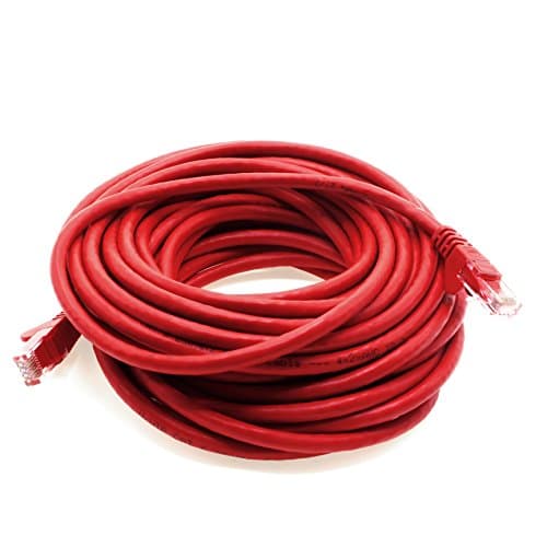 0,5 m - rouge - 10 pièces - (PACK) - Câble réseau LAN Ethernet CAT.6 CAT6 Câble patch 1000 Mbit/s