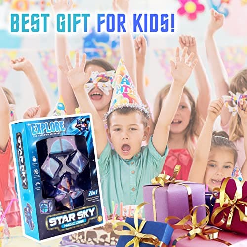 Jouets Enfants 6 7 8 9 10 Ans, Cadeau d'anniversaire pour 6-12 Ans Garçons Filles Infinity Cube 3D Puzzle pour 7 8 9 Ans Garçons Cube Magique Cube Anti Stress Jeux Intelligence pour 7-10 Ans Enfant