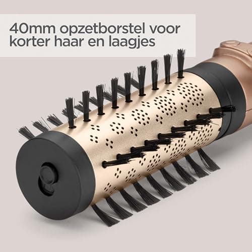 Babyliss AS952E - BaByliss Paris - Brosse soufflante rotative Big Hair Dual, Or, 1 Unité (Lot de 1)