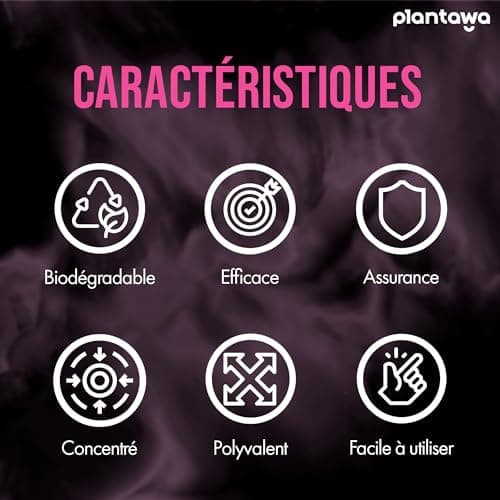 PLANTAWA Machine à fumée naturelle 2 litres | Liquide machine à fumée haute densité et longue durée, sans danger pour la respiration, sans produits chimiques dangereux, cruelty free, discothèques,