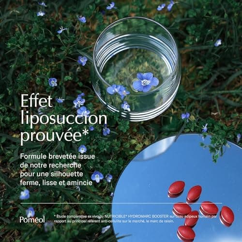 POMEOL | Complément Alimentaire Anti-cellulite | Programme Minceur | Coléus forskohlii, Marc de raisin, Fenouille, Vitamines C, B2, B6, B12 | Allège, affine la silhouette | Liposculpteur 2 mois