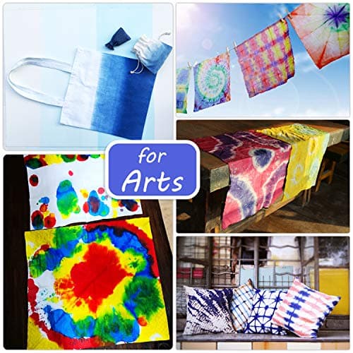 Tie Dye Kit 18 Couleurs - Peinture Teinture Textile de Tissu Vives pour Enfants et Adultes DIY Peinture de Vêtements - Poudres Graffiti Dye Permanent Tout-en-1 pour T-Shirts, Chemise, Fête, Hoodie