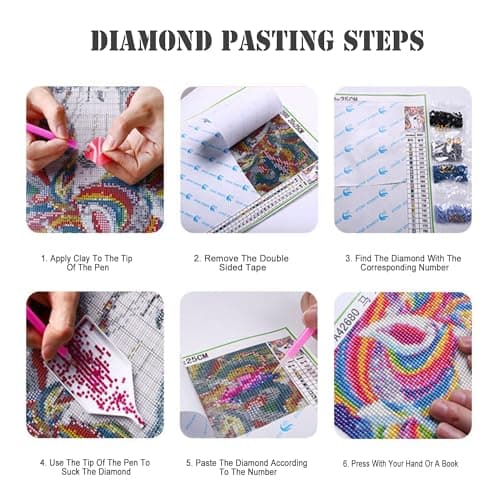 Lehaha Diamond Painting Personnalisé Photo,5d Diamant Painting Personnaliser Broderie Diamant Peinture Kit Full Drill Custom Diamond Painting Adulte Enfant Chat Paysage(Diamant Rond,30x40cm)