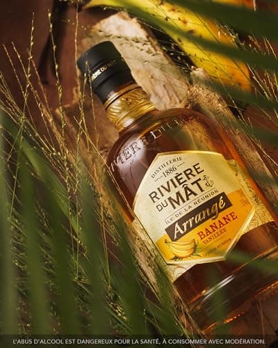RIVIÈRE DU MÃT Arrangé Banane Vanillée 70 cl 35°