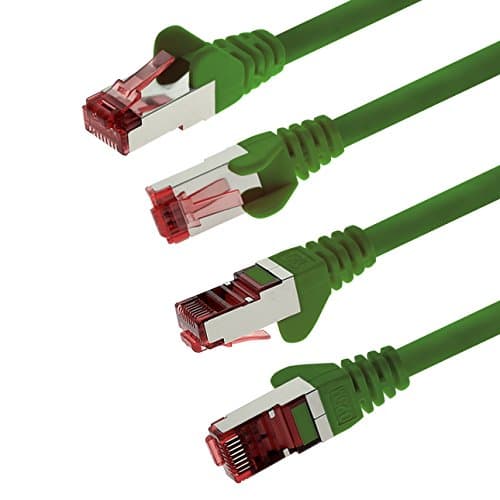 1aTTack.de 10x 2m - Câble réseau Cat 6 Câble patch Cat6 RJ45 SFTP - Vert