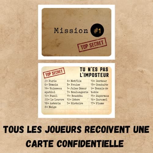 Oh Happy Games - L'Imposteur - Saurez-Vous Le démasquer ? Bluff, Créativité, Jeux de Mots et Suspicions ! Jeu d'ambiance - Jeu de Cartes - Jeu de Société Adulte
